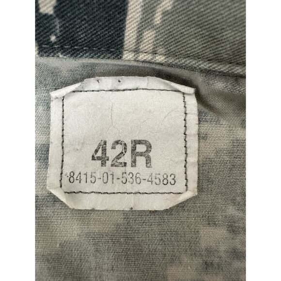 USAF Air Force Utility Coat Mens 42R Camoflauge Camo Digital - Picture 7 of 9